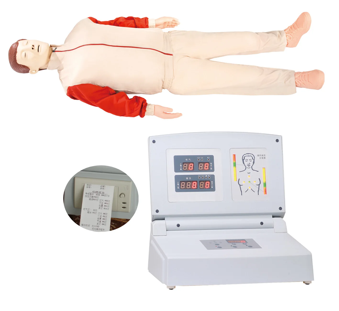 Human Electronic Half Body Full Body Cpr Training Manikin Models For