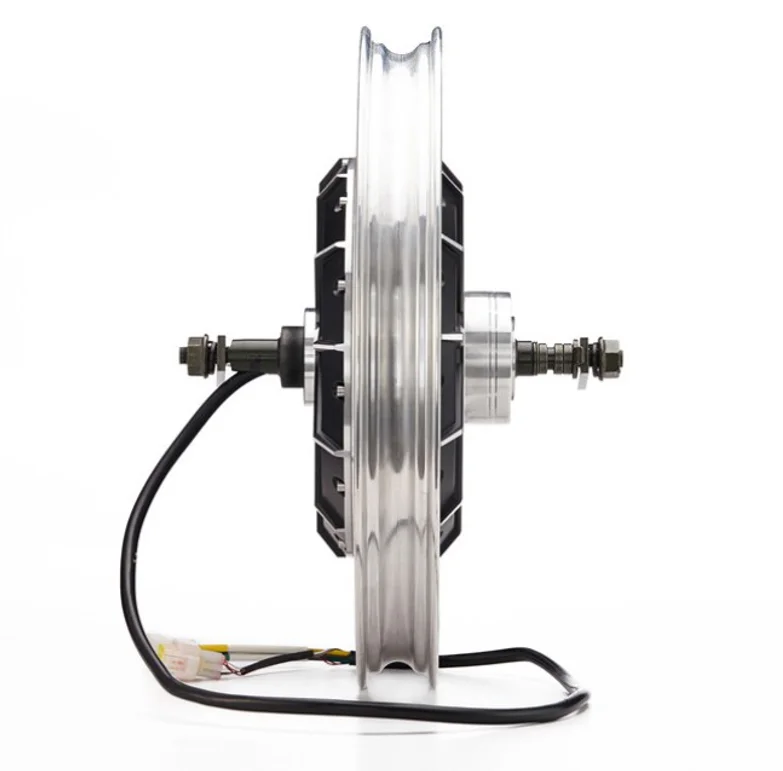 17 Inch 72v 3000w Electric Motorcycle Wheel Hub Motor Disc Brake 2.5cm