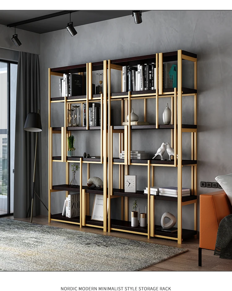 Simple Style Display Decorative Metal Wall Mounted Hanging Decoration Shelves