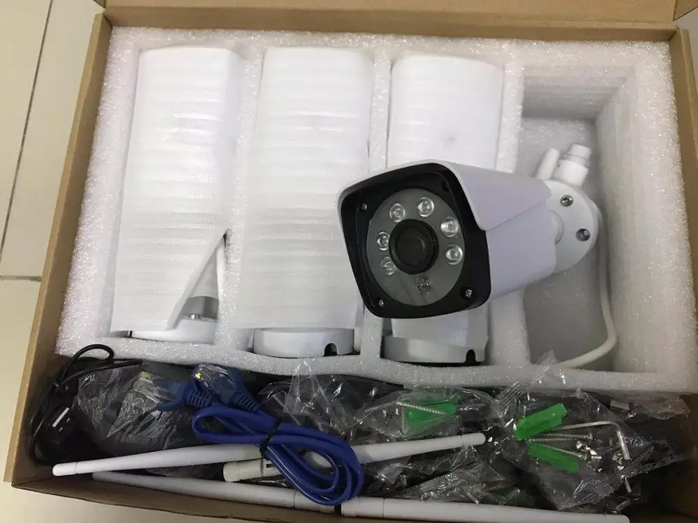 4ch Cctv Camera Smart System Waterproof Wifi Poe Nvr Kit Camera