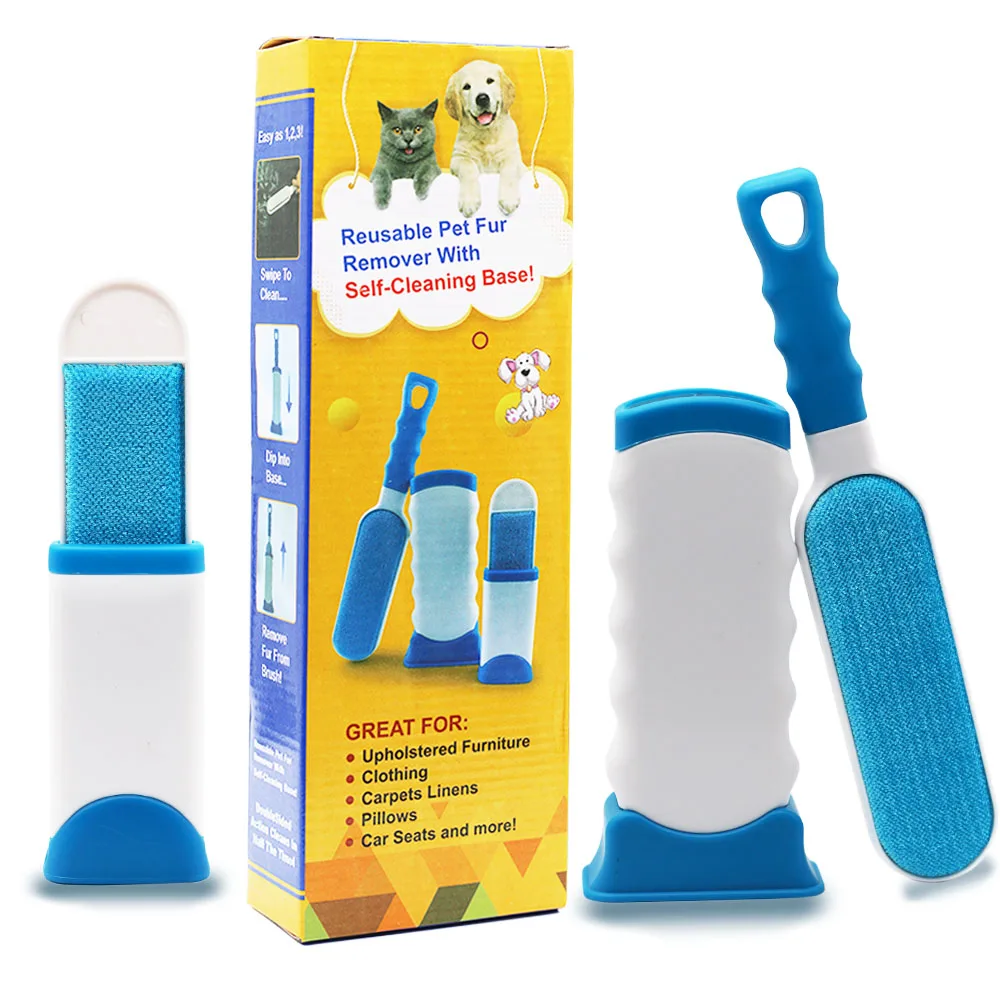 2019 New Pet Hair Remover Brush Efficient Double Side Fur Remover Buy Pet Hair Remover Lint