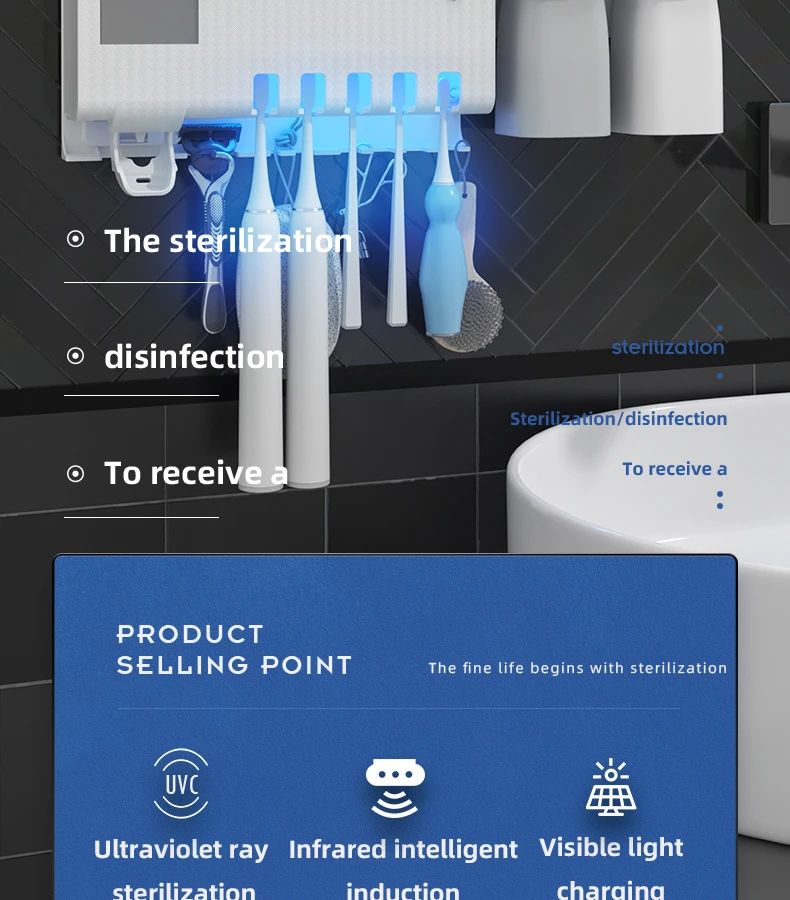 Toothpaste Dispenser And Toothbrush Holder Buy Toothpaste Dispenser