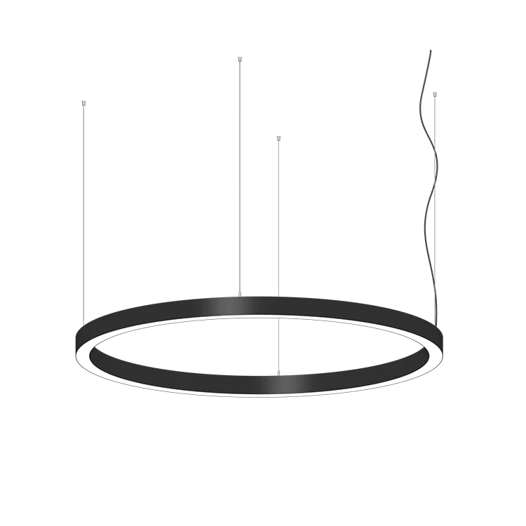 HLINEAR   LC4060 Dia450~1200  dining room chandeliers modern  mini pendant light  circular led light