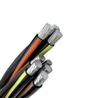 PVC XLPE 絶縁 AAC ACSR 導体シングルコア 2C トリプレックスあけ 33kv abc 空中ツイストバンドルケーブル