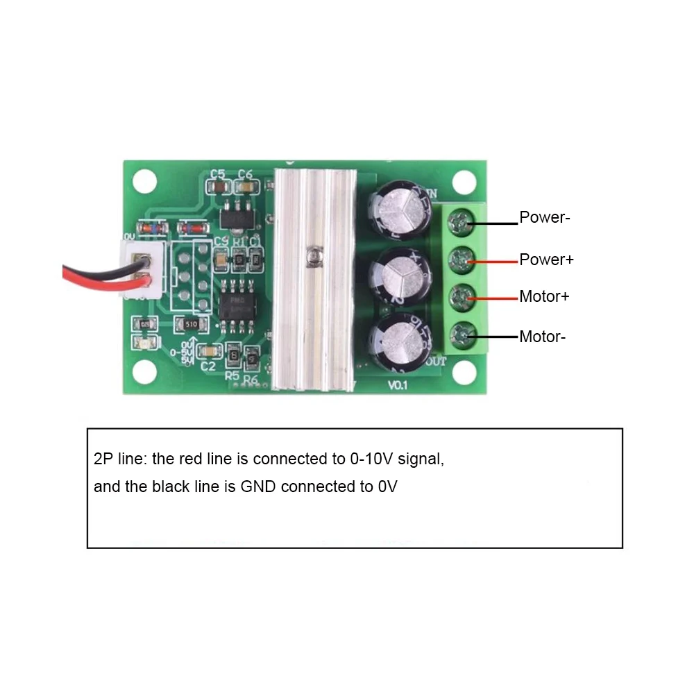 Analog Signal Signal Fan, 0-10V, 6V12V24V3A - detail 2