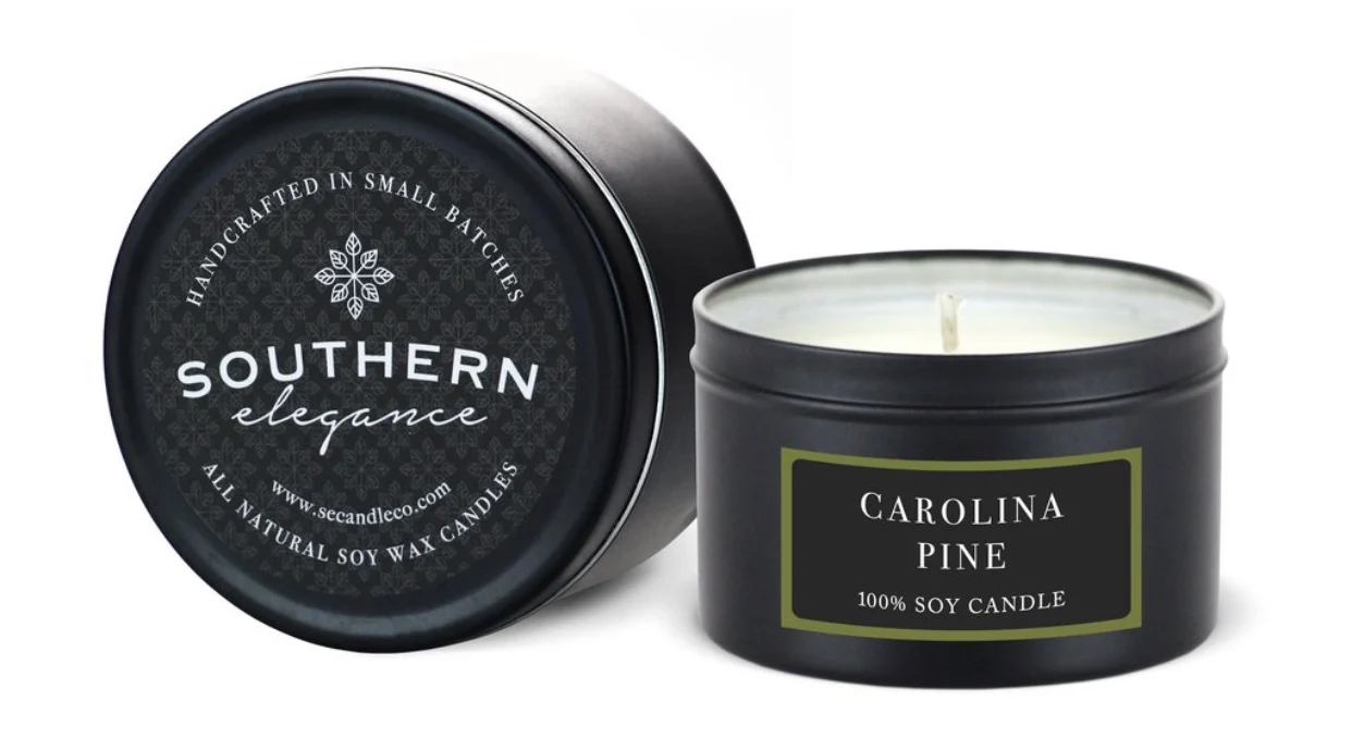 Custom Logo Luxury 4oz Matte Black Tin Candle Metal Container Buy