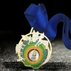Die casting techniques soft enamel spin medal marathon finisher prize medal