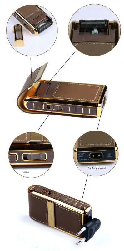 2017 Hot Sale Kemei KM-5500 Professional Electric Beard Shaver for Men Wholesale