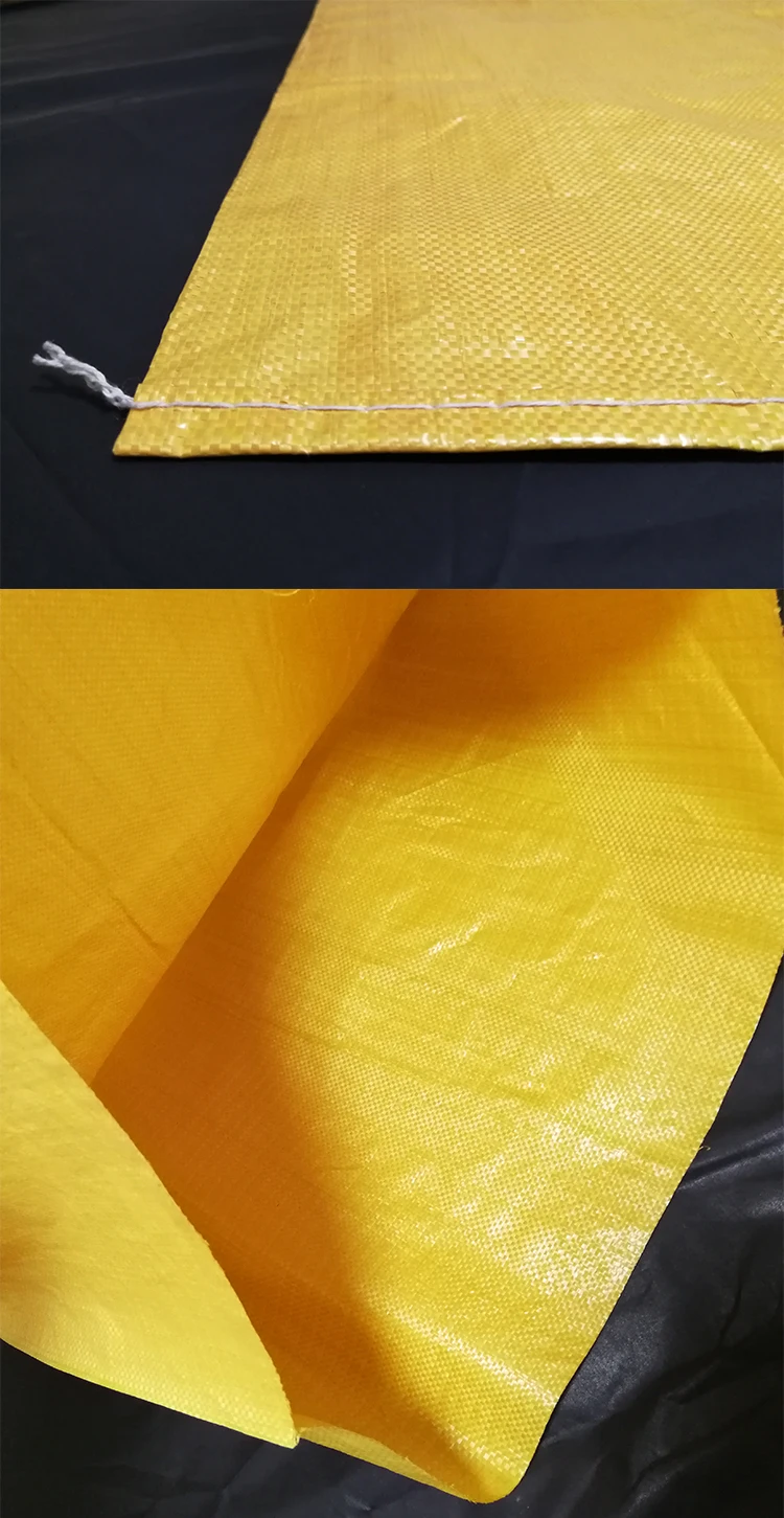 agriculture yellow feed corn empty pp grain sacks 50kg woven