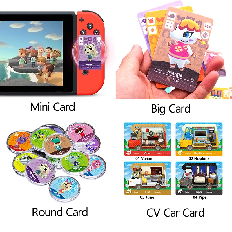 Switch 3ds Mini 24 Set Card Animal Crossing Nfc Juegos Amiibo Card 