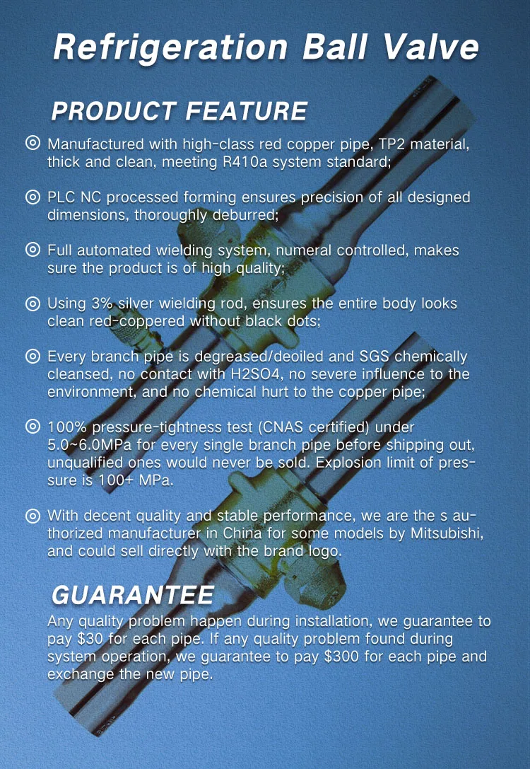 Vrf Air Conditioning Ball Valve System Refrigeration Air Conditioning