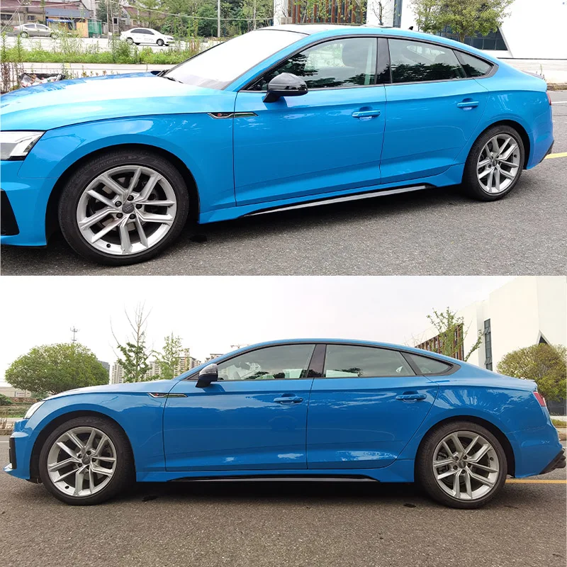 For Audi A5 Body Kit Silver Black Side Skirt Pp Rs5 2021 Buy Rs5 Rear