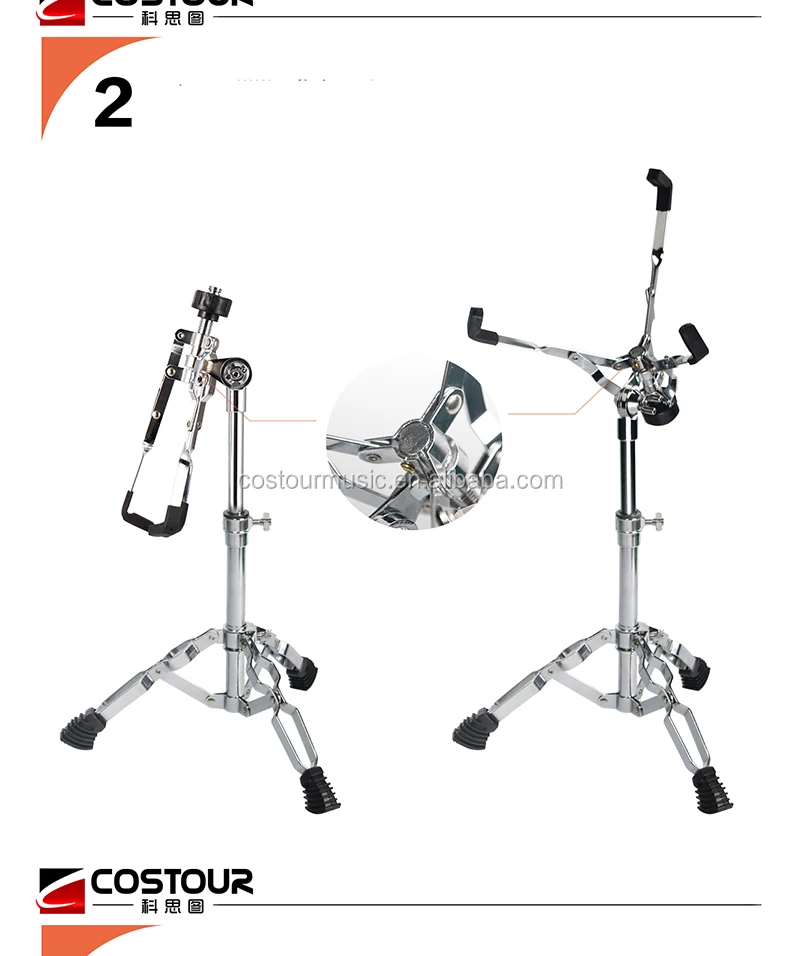 8inch Dumb Drum Stand Percussion Instrument Holder Height 18.50-29