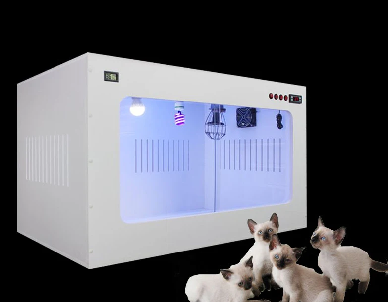 Pet ICU Incubator for Dogs, Cats & Hedgehogs - Adjustable Temp & UV ...