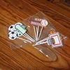 Hot sale children birthday sports theme cake decoration party supplies cake inserts