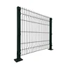 high strength red and white nylofor 3d steel wire mesh fence for public grounds