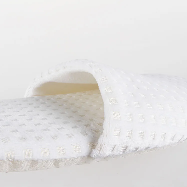 high quality blank environment fluffy personalized hotel single use thick sponge rubber spa slippers eva unisex