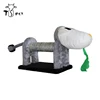 Wholesale soft plush lovely sheep head interesting wagging tail cat tree