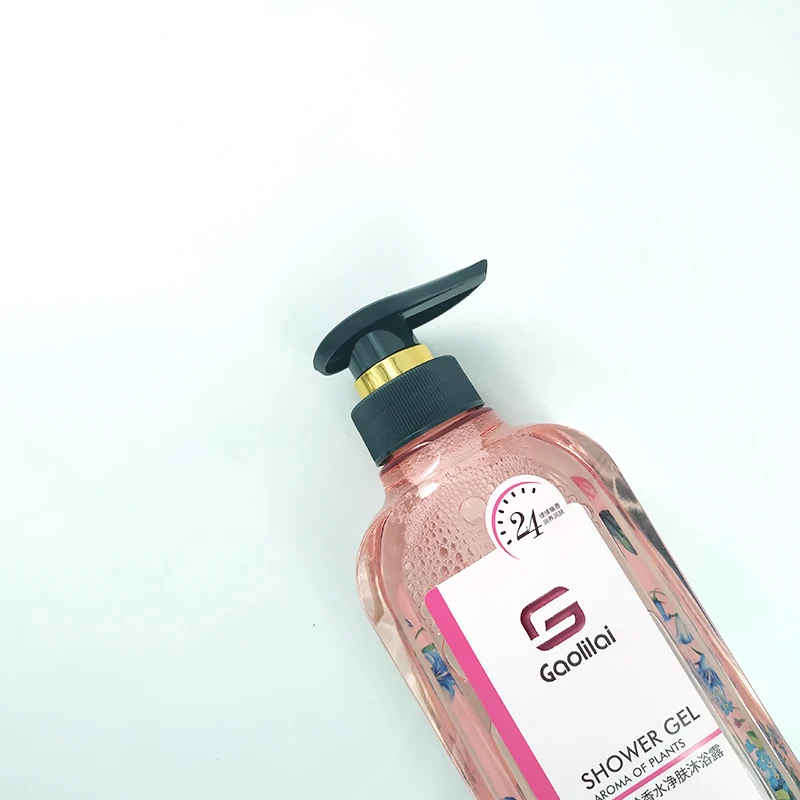 2020 best selling shower gel private label pink rose perfumed