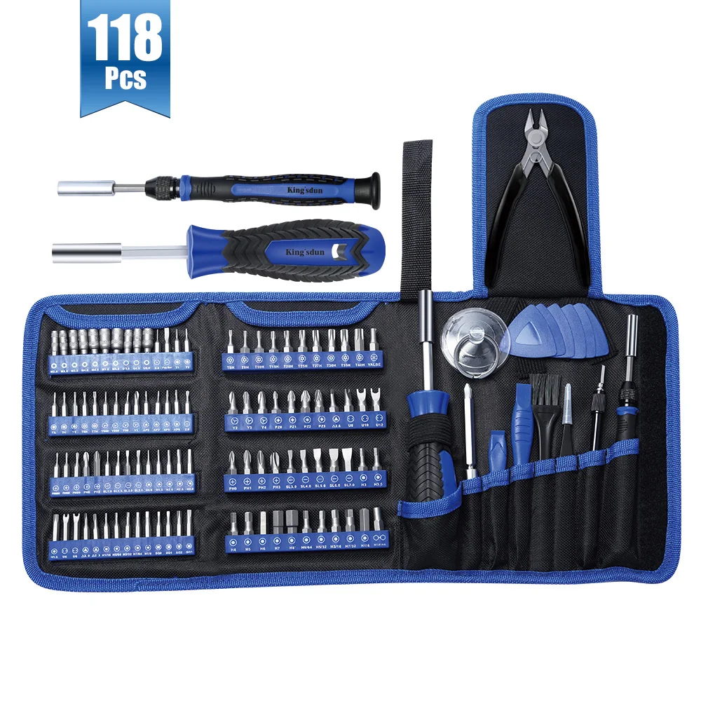 Professional Tool Kit 88 in 1 Precision Set with Magnetic Driver Kit 