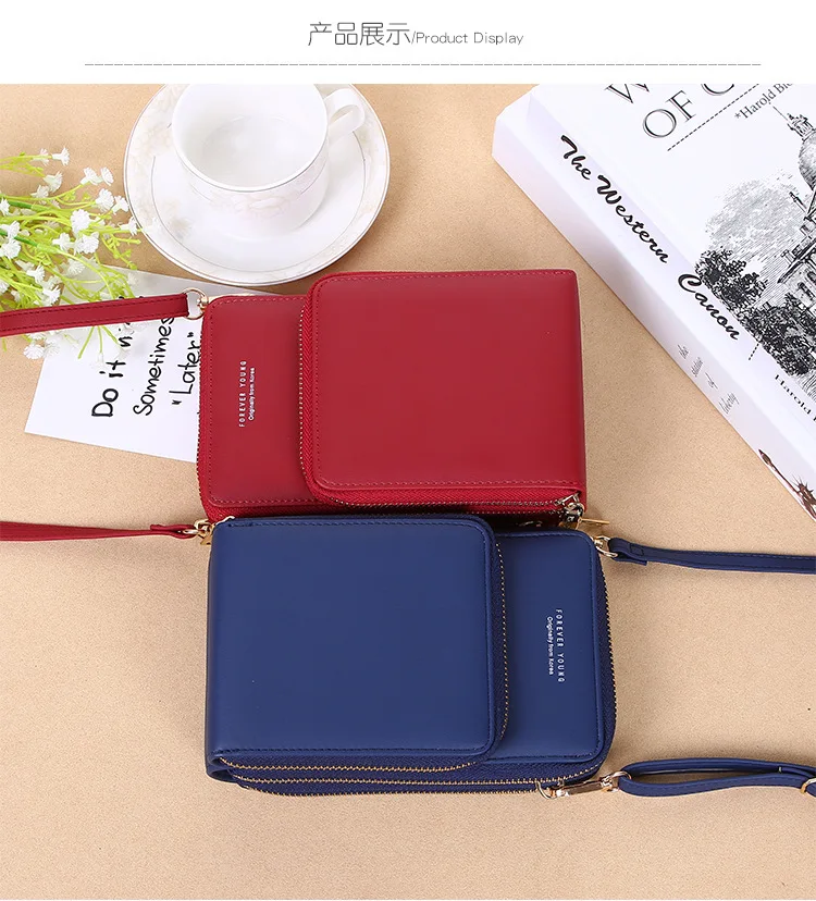 Roomy Pockets Crossbody Mobile Phone Bags Cell Phone Wallet Purse