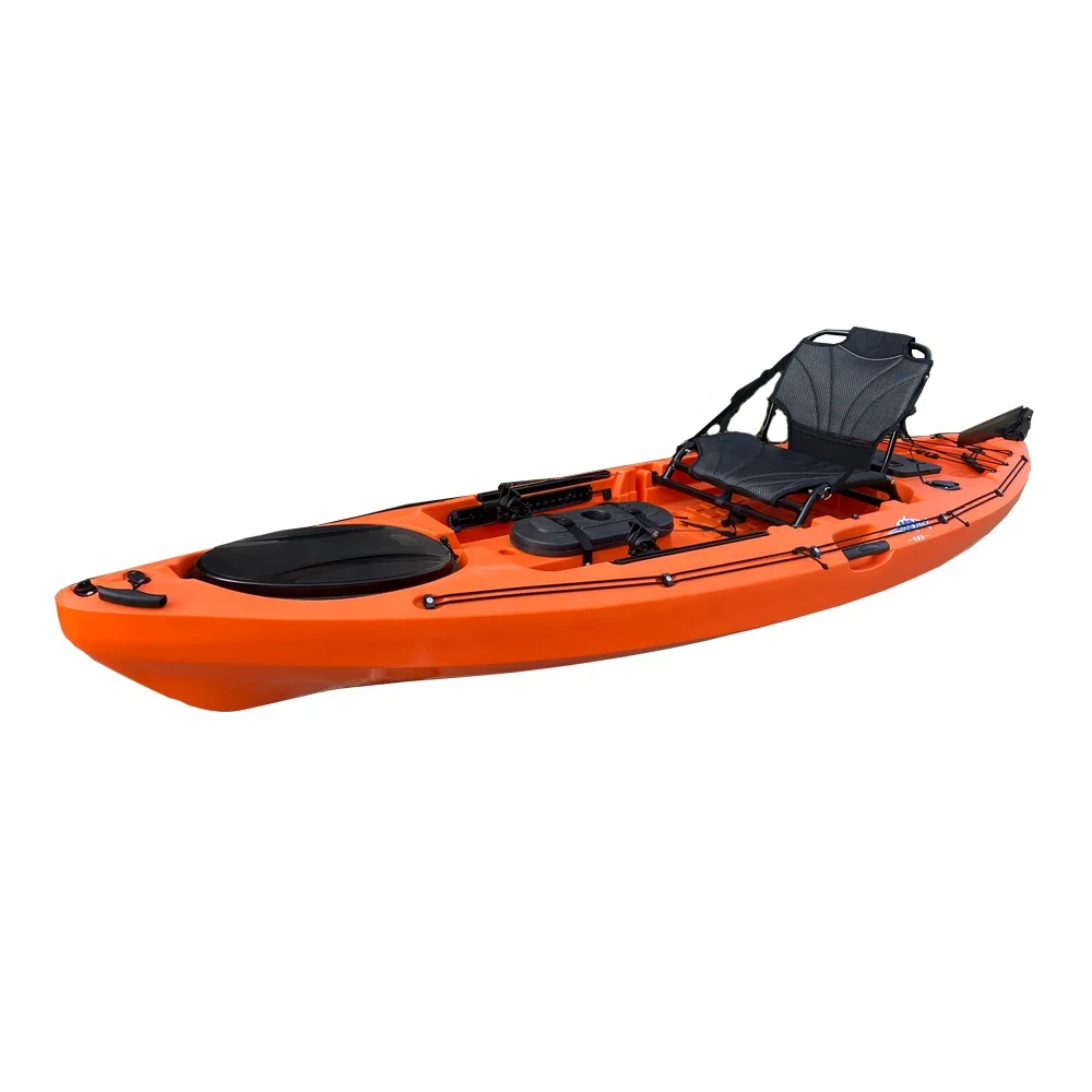 Sit On Top Fishing Kayak With Pedal And Aluminum Seat China Rotomolded
