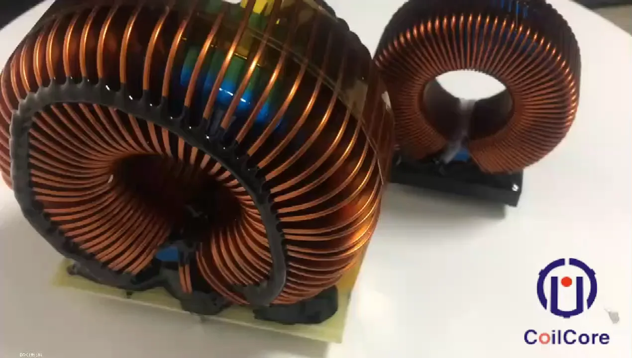 Industrial Power Inductor Toroidal Low Temperature Rise Flat Wire