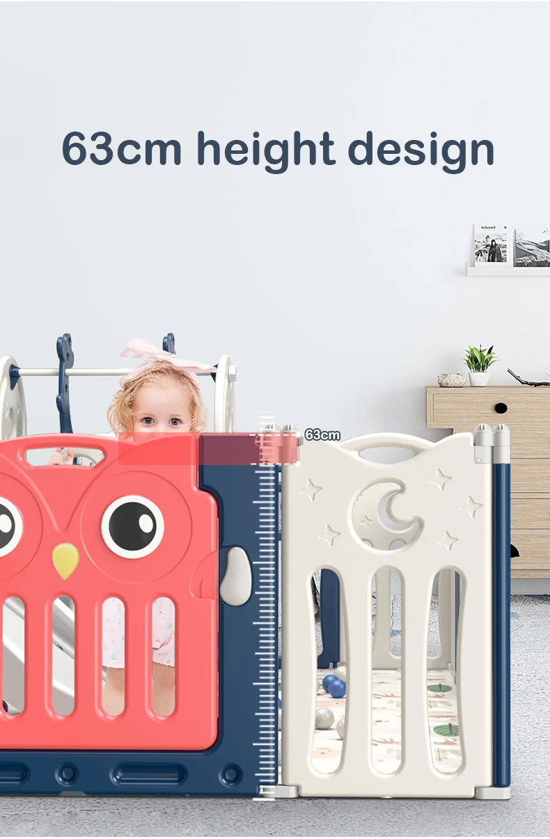 Hot Selling Custom Indoor Playyard Luxury Children Cheap Play Yard Kids Portable Foldable Fence Plastic Baby Safety Playpen details