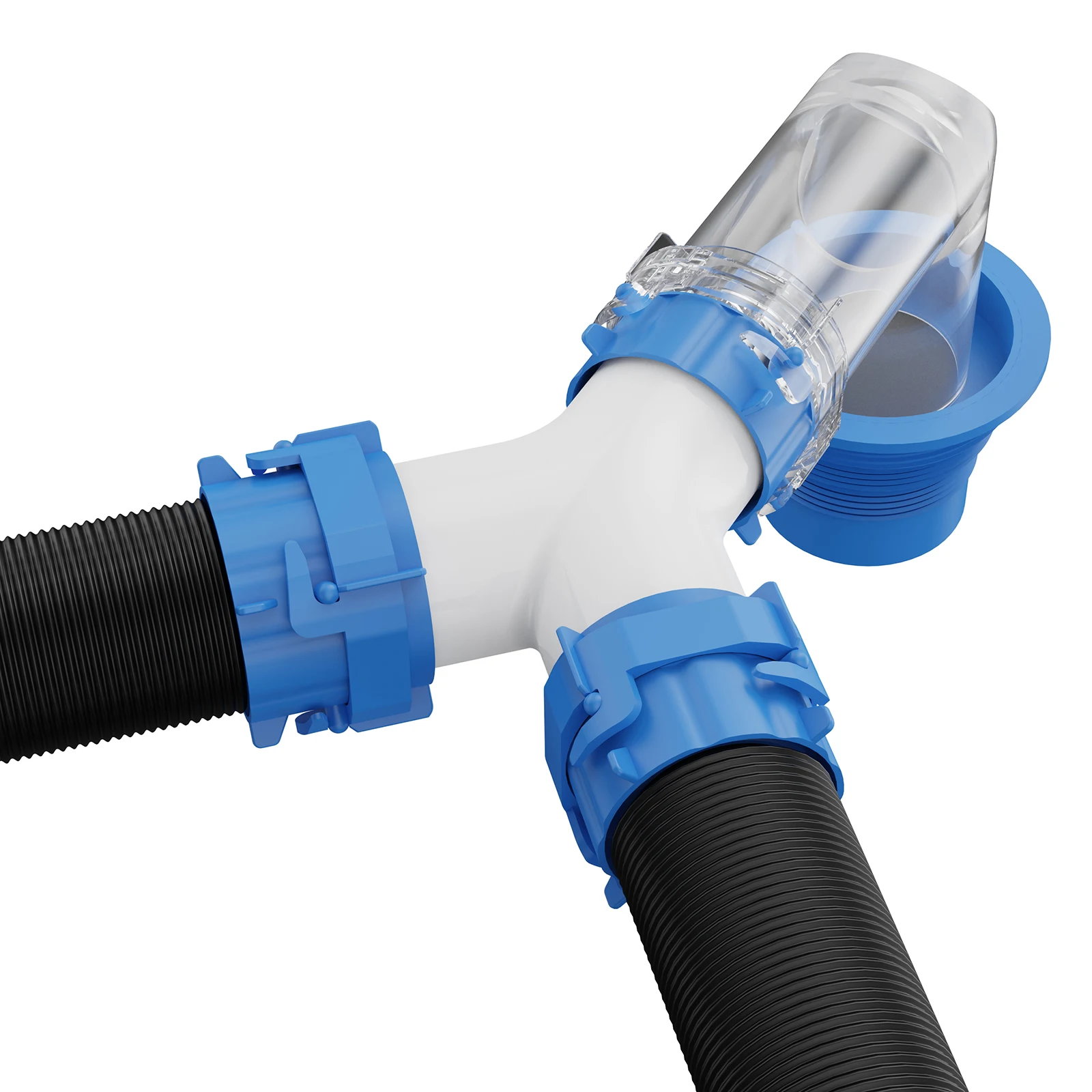 S2 Rv Wye Sewer Hose Fitting 360degree Swivel Ends & Builtin Gaskets