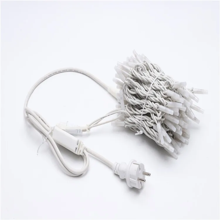 ad rubber wire  10meters 120bulbs 220V waterproof  Christmas Holiday Outdoor decorative led rubber string light