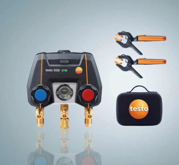 testo-550i-digital-refrigerant-meter-pressure-gauge-with-2-way-valve