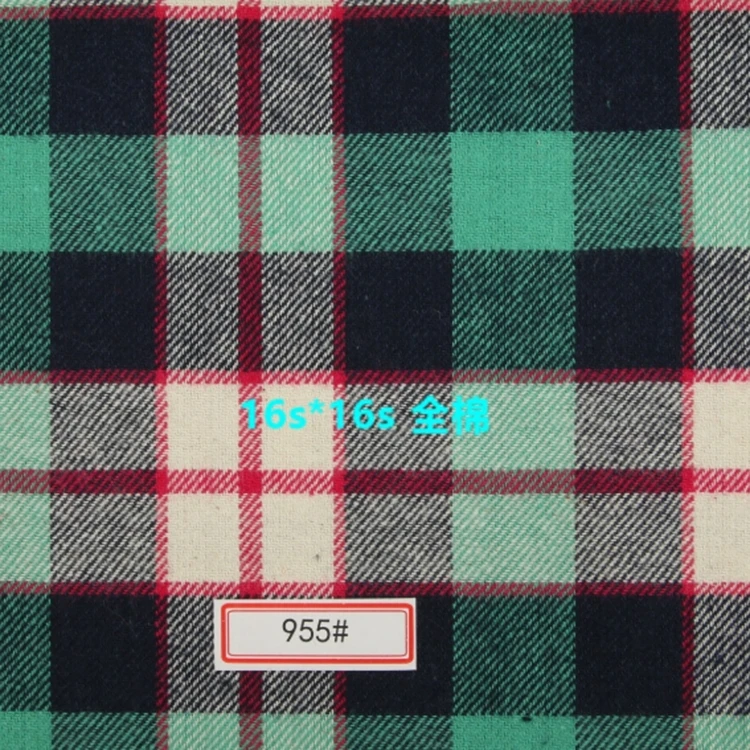 shirt fabric 100% cotton flannel