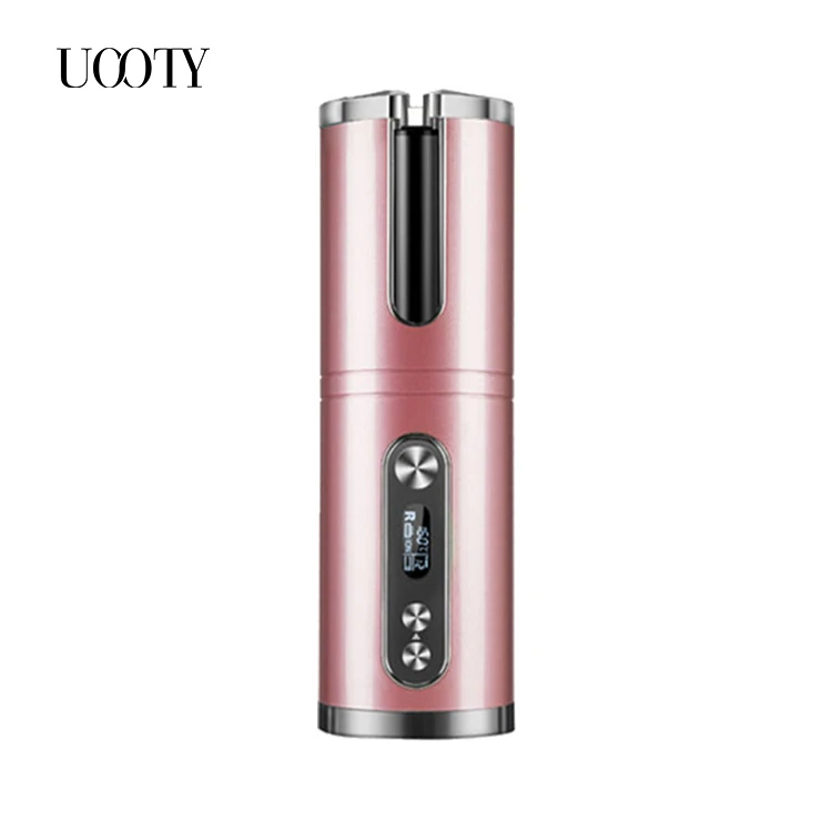
Uooty Ceramic Curling Iron Wand Roller Wave Machine Hair Styler Magic Automatic Hair Curler with LCD Digital Display 