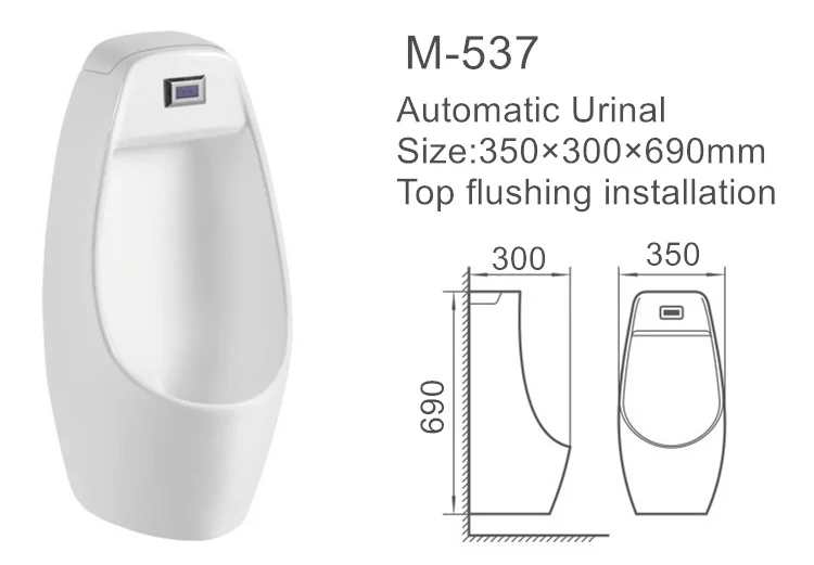 Ceramic water saving urinal sensor price