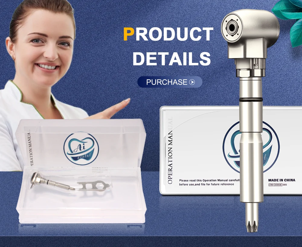 Dentist Drill Spare Parts Dental Handpiece Head Assembly 15 Increase