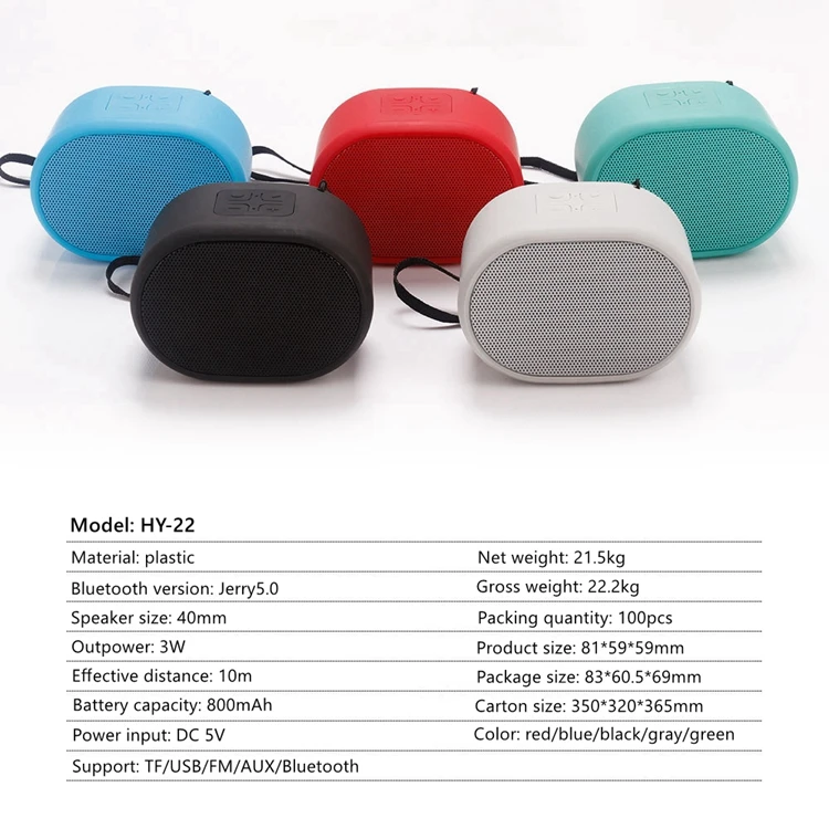 HY-22 Bluetooth Speakers Waterproof Portable Handheld Wireless Loudspeaker Home Theater Outdoor Party Music Sound Speaker - ANKUX.COM
