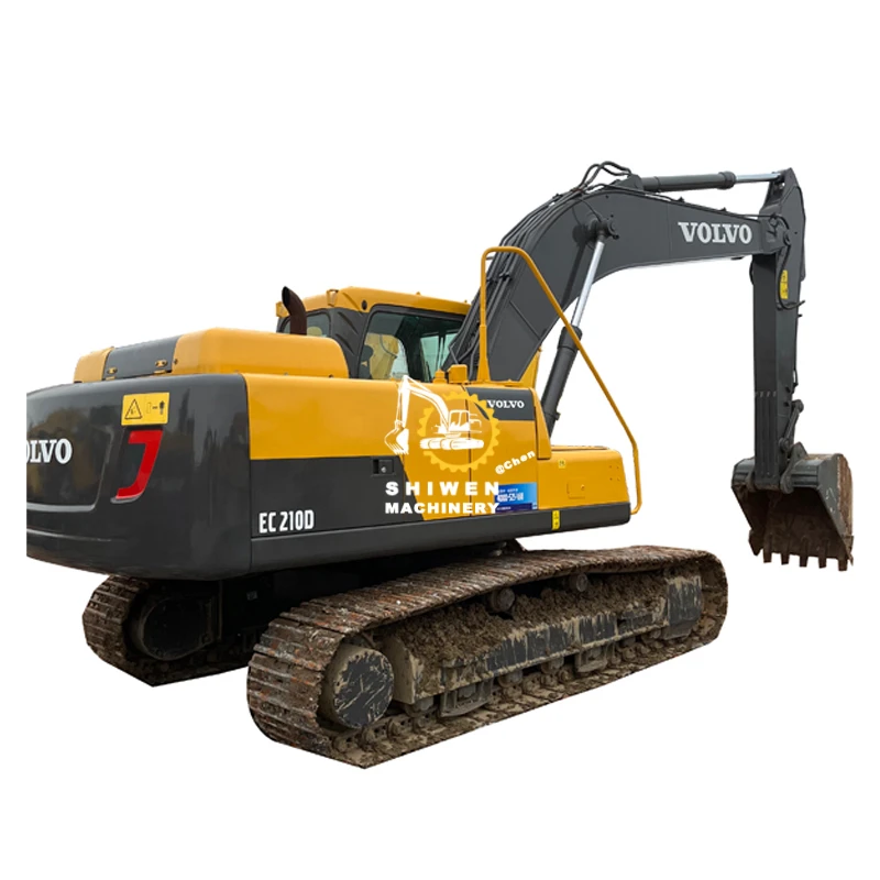 Used Volvo Ec210 Excavator,21ton Medium Hydraulic Crawler Backhoe ...