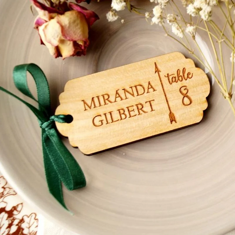 hign quality cheap engrave place tag luggage name tag name place cards