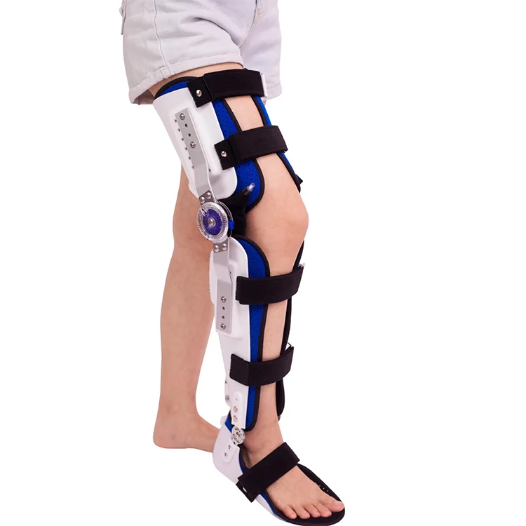 3d Adjustable Joint Orthopaedic Fixer Device Hinged Knee Sleeve Support
