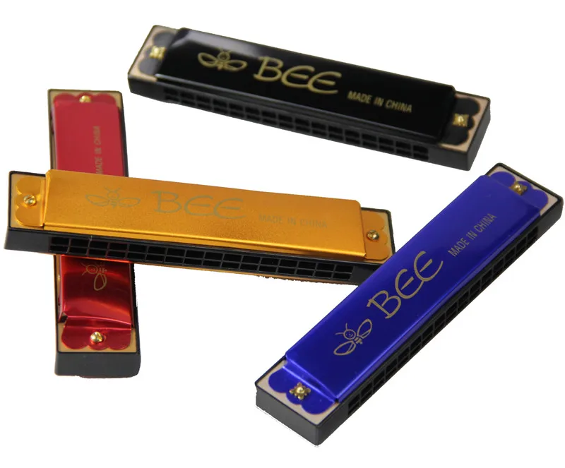 Df16a1 Bee Brand Harmonica 16 Hole Aluminum Reedplate Aluminum Cover