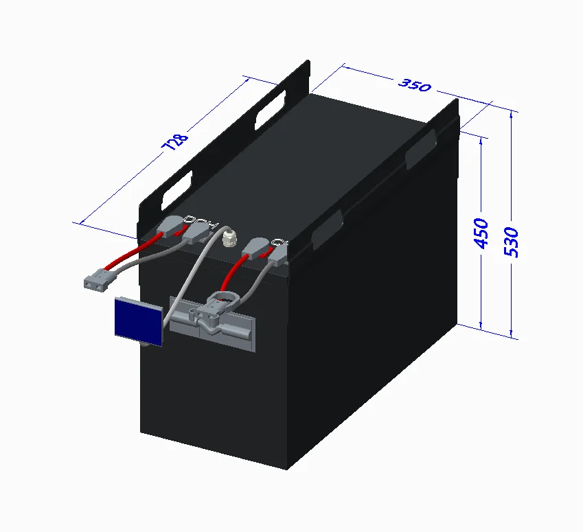 Professional Forklift Battery Suppliers Customized Lifepo4 24v 36v 72v