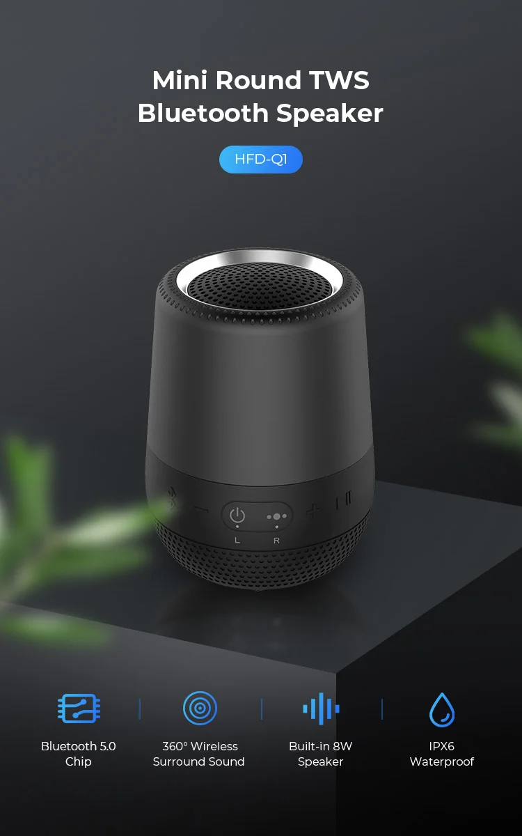 HiFi Ture wireless bluetooth 5.0 speaker - ANKUX.COM