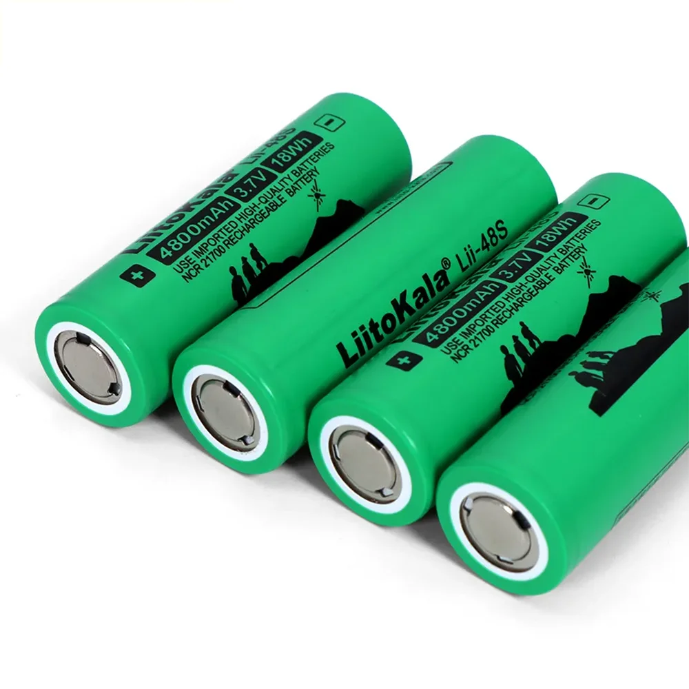 Liitokala Lii-48s 21700 Lithium Ion Batteries 3.7v 4800mah High ...