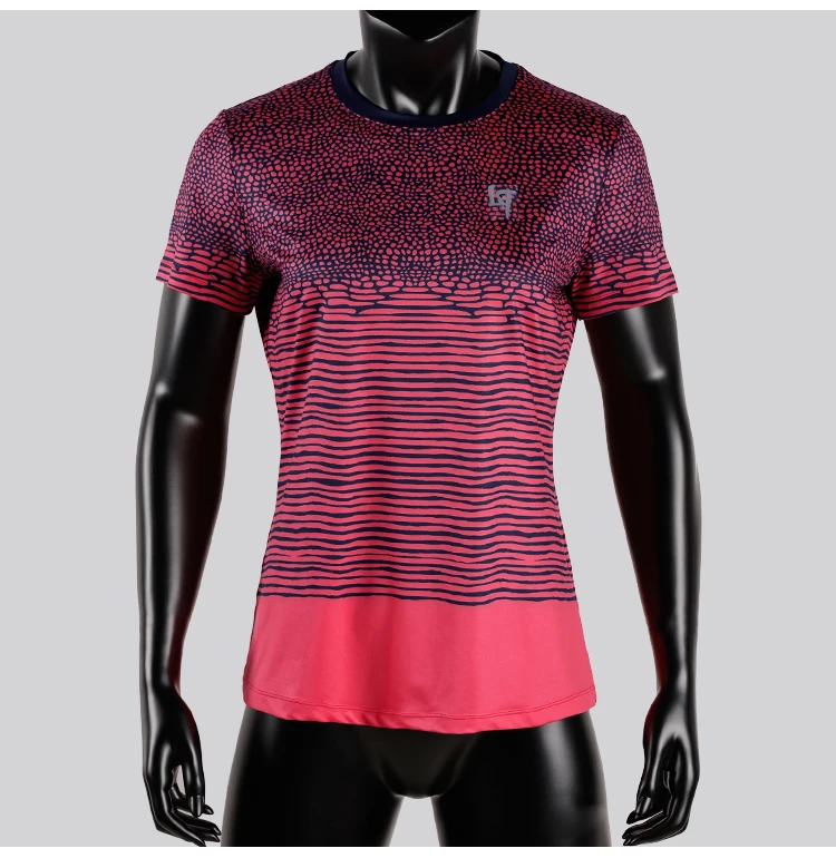 Hot Selling Sublimation Printed Camo Compression Shirts Ladies Sport T