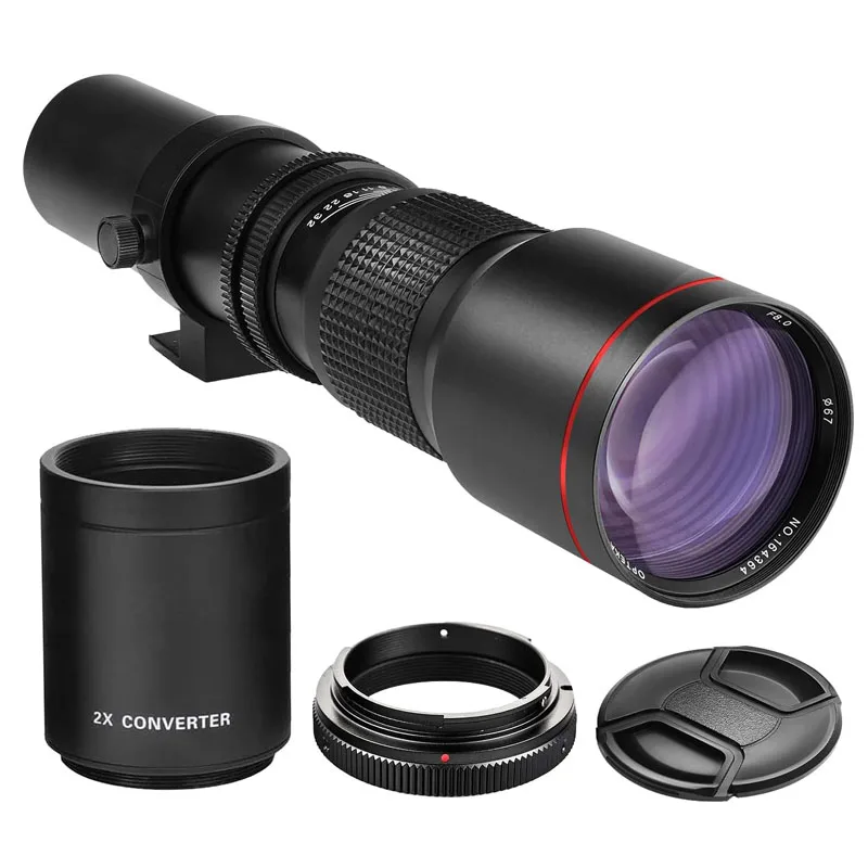 Sony FE 100-400mm f/4.5 GM lens side profile showing internal zoom mechanism