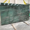 Aquarello green Quartzite marble slab kitchen island top wall panel tiles