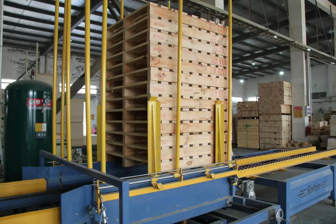 Professional Sf9025 Semi Automatic Wood Pallet Making Machine Buy