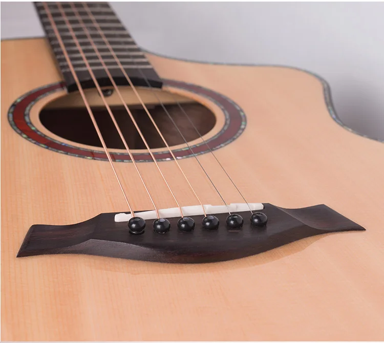 Bullfighter K5  Spruce  Wood 41 Inch Affordable OEM Acoustic Guitar Solid Top