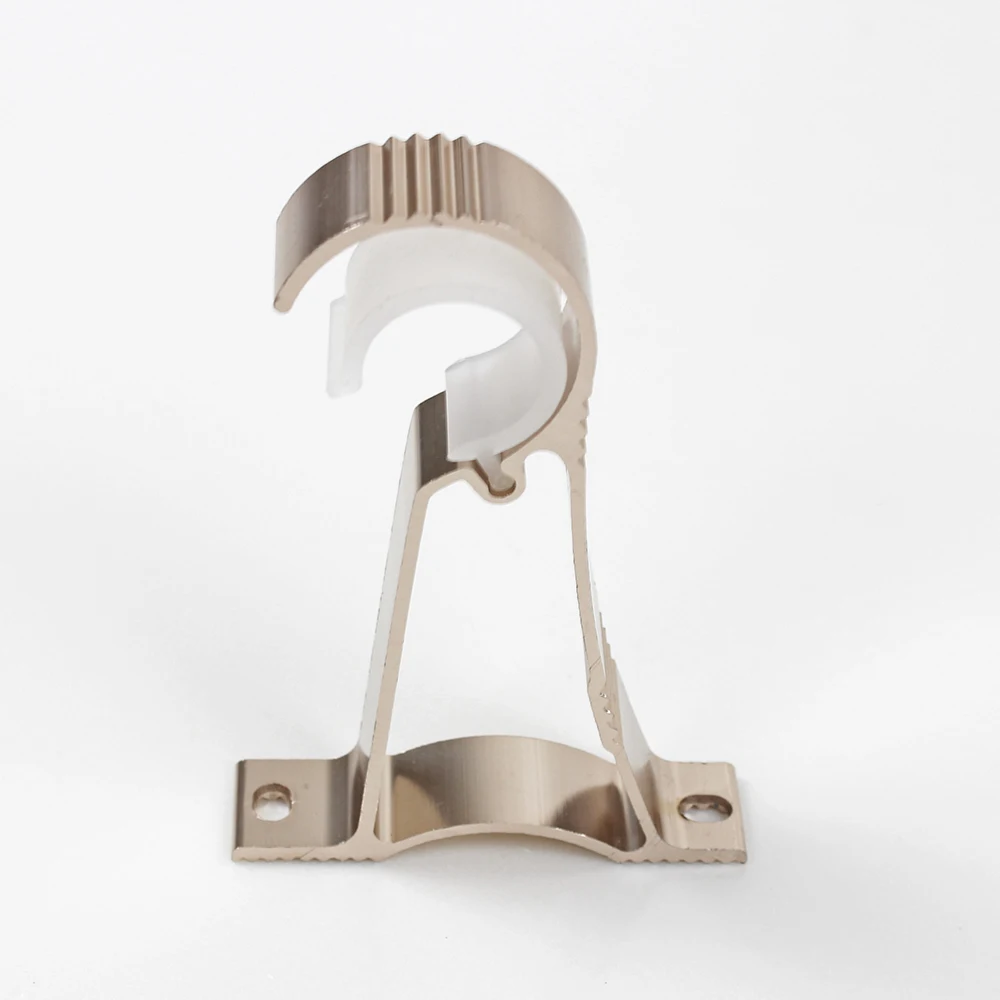 Single And Double Plastic Curtain Rod Bracket For Wooden Curtain Pipe Buy Curtain Bracket
