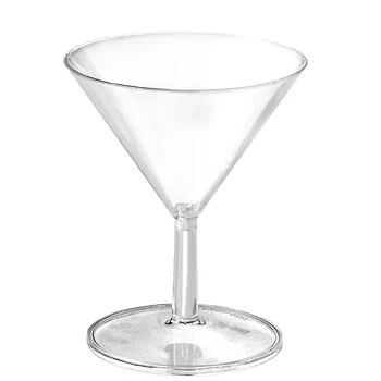 fancy plastic cocktail glasses
